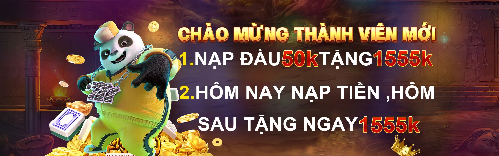 Hình ảnh chào mừng đăng ký game đổi thưởng tặng tiền